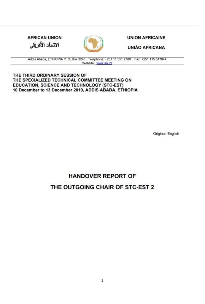 Handover Report Writing Example