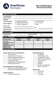 Periodic Monitoring Report Template → Free Report Examples