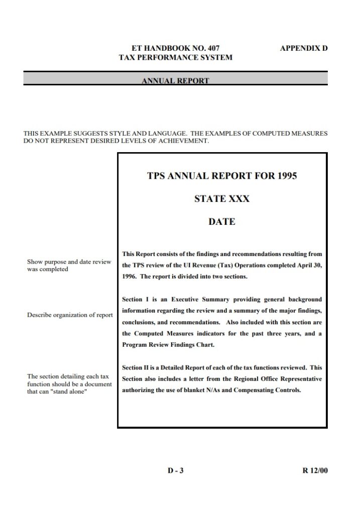 Yearly Report Template