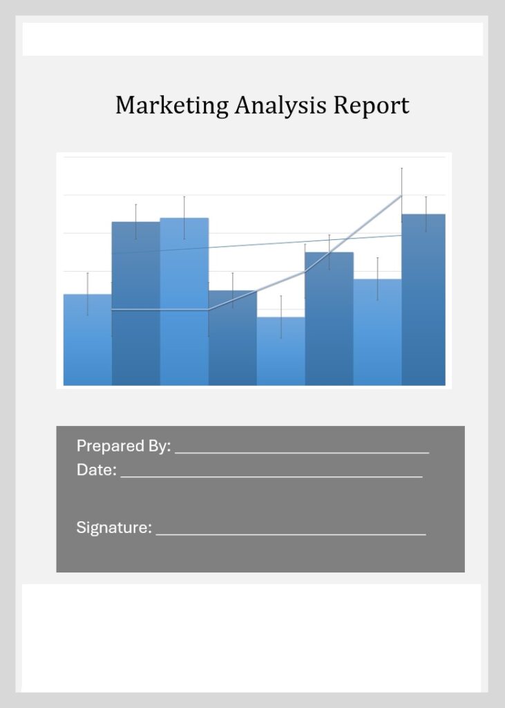 Market Analysis Report Example